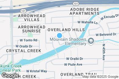 Map image of the property - 19817 N 47th Ln