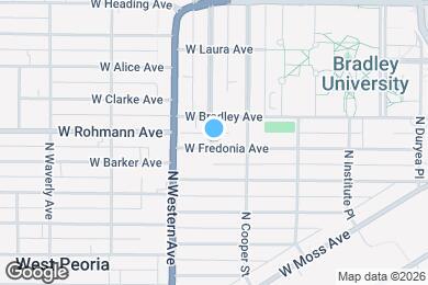 Map image of the property - 1723 W Fredonia Ave