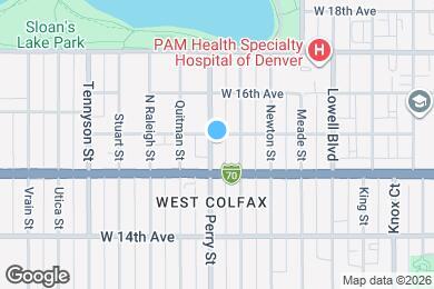 Map image of the property - 1532 Perry St