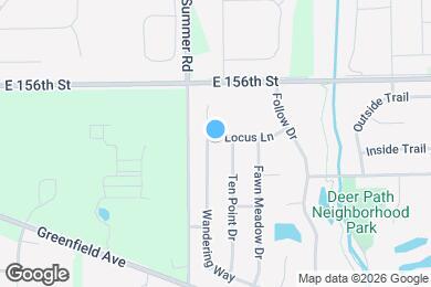 Map image of the property - 15456 Wandering Way