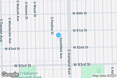 Map image of the property - 8128 S Marshfield Ave
