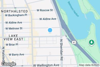 Map image of the property - 444 W Belmont Ave