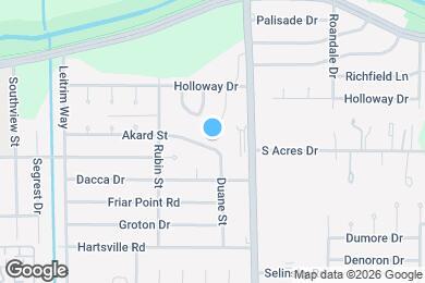 Map image of the property - 4415 Akard St