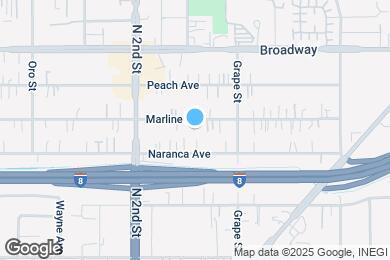 Map image of the property - 1343 Marline Ave