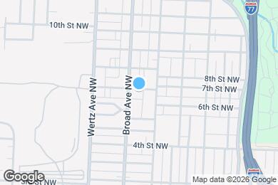 Map image of the property - 2700 7th St NW