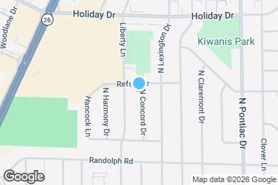 Map image of the property - 2315 N Concord Dr