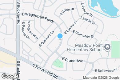 Map image of the property - 17312 E Wagontrail Pkwy