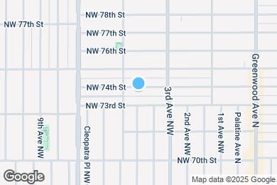 Map image of the property - 341 NW 74th St