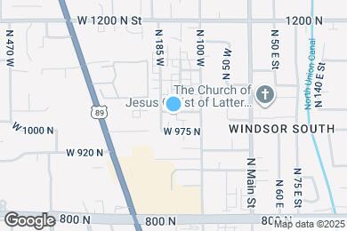 Map image of the property - 163 W 1015 N