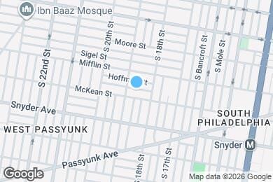 Map image of the property - 1832 Dudley St