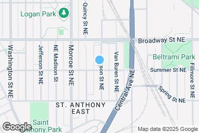 Map image of the property - 756 NE Jackson St
