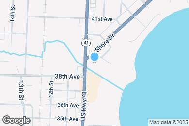 Map image of the property - 3850 N Shore Dr
