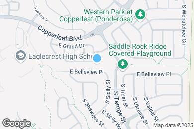 Map image of the property - 22262 E Bellewood Pl