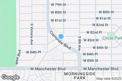 Map image of the property - 8308 Crenshaw Blvd