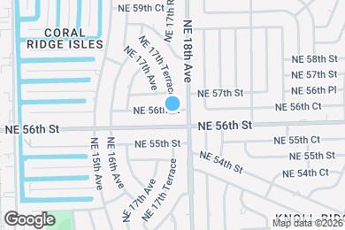 Map image of the property - 1730 NE 56th Ct