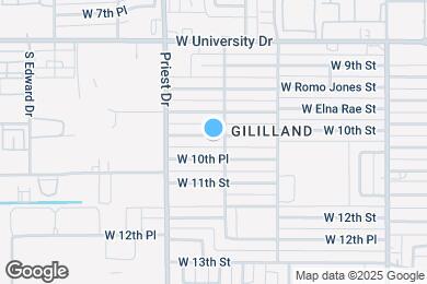Map image of the property - 1309 W 10th St