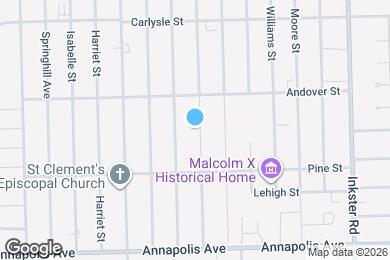 Map image of the property - 4072 Hickory St