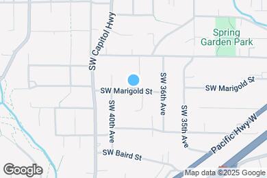 Map image of the property - 3839 SW Marigold St