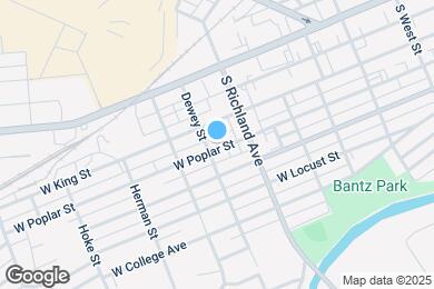 Map image of the property - 1039 W Poplar St