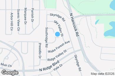 Map image of the property - 1849 Valley Ridge Loop