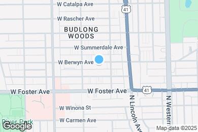 Map image of the property - 2625 W Berwyn Ave