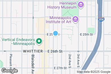 Map image of the property - 2507 1st Ave S