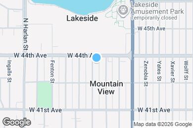 Map image of the property - Striking Columbia Heights home near Berkeley Lake Park