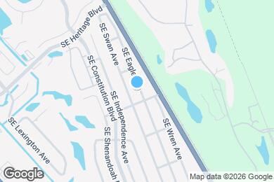 Map image of the property - 7480 SE Eagle Ave