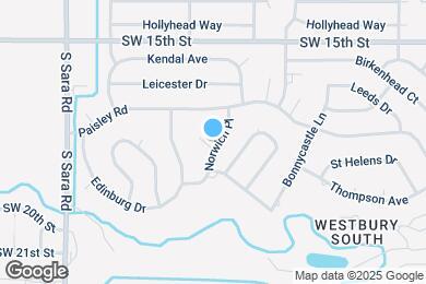 Map image of the property - 1901 Norwich Cir