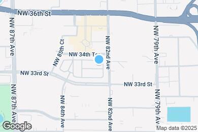Map image of the property - 8225 NW 34th St