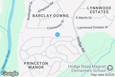 Map image of the property - 1025 Princeton View Ln