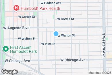 Map image of the property - 2659 W Walton St