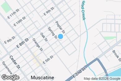 Map image of the property - 800 E 6th St