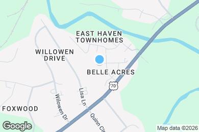 Map image of the property - 1805 Meadow Cliff Dr