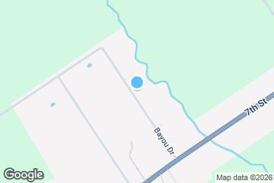 Map image of the property - 1621 Bayou Dr