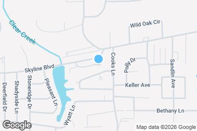 Map image of the property - 3503 Skyline Blvd
