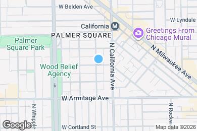 Map image of the property - 2350 N California Ave