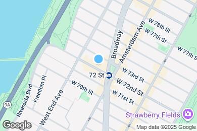 Map image of the property - 235 W 72nd St