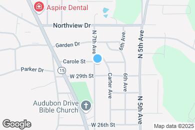 Map image of the property - 2923 N 7th Ave