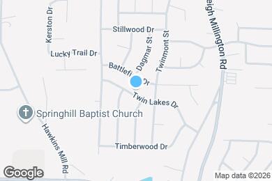Map image of the property - 3982 Twin Lakes Dr