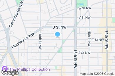 Map image of the property - 1711 T St NW