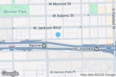 Map image of the property - 1114 W Van Buren St
