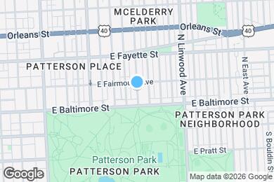 Map image of the property - 8200 N Lakewood Ave