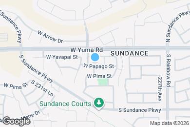 Map image of the property - 22996 W Papago St