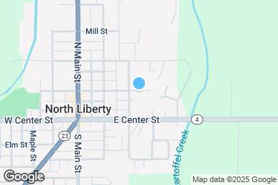 Map image of the property - 304 E Harrison St