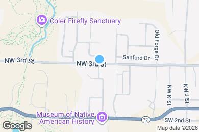 Map image of the property - 214 NW L St