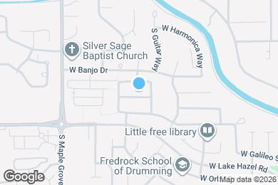 Map image of the property - 8580 W Dulcimer St