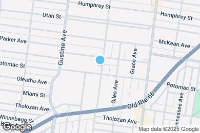 Map image of the property - 3461 S Spring Ave