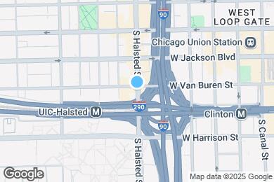 Map image of the property - 803 W Van Buren St