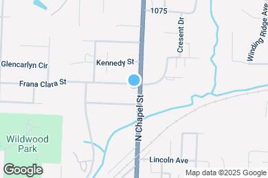 Map image of the property - 110 W Frana Clara St